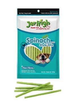 Jerhigh Spinach Style Dog Treat -100 gm